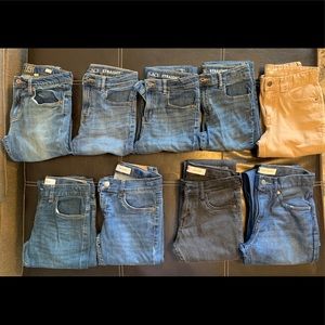 Lot of boys jeans